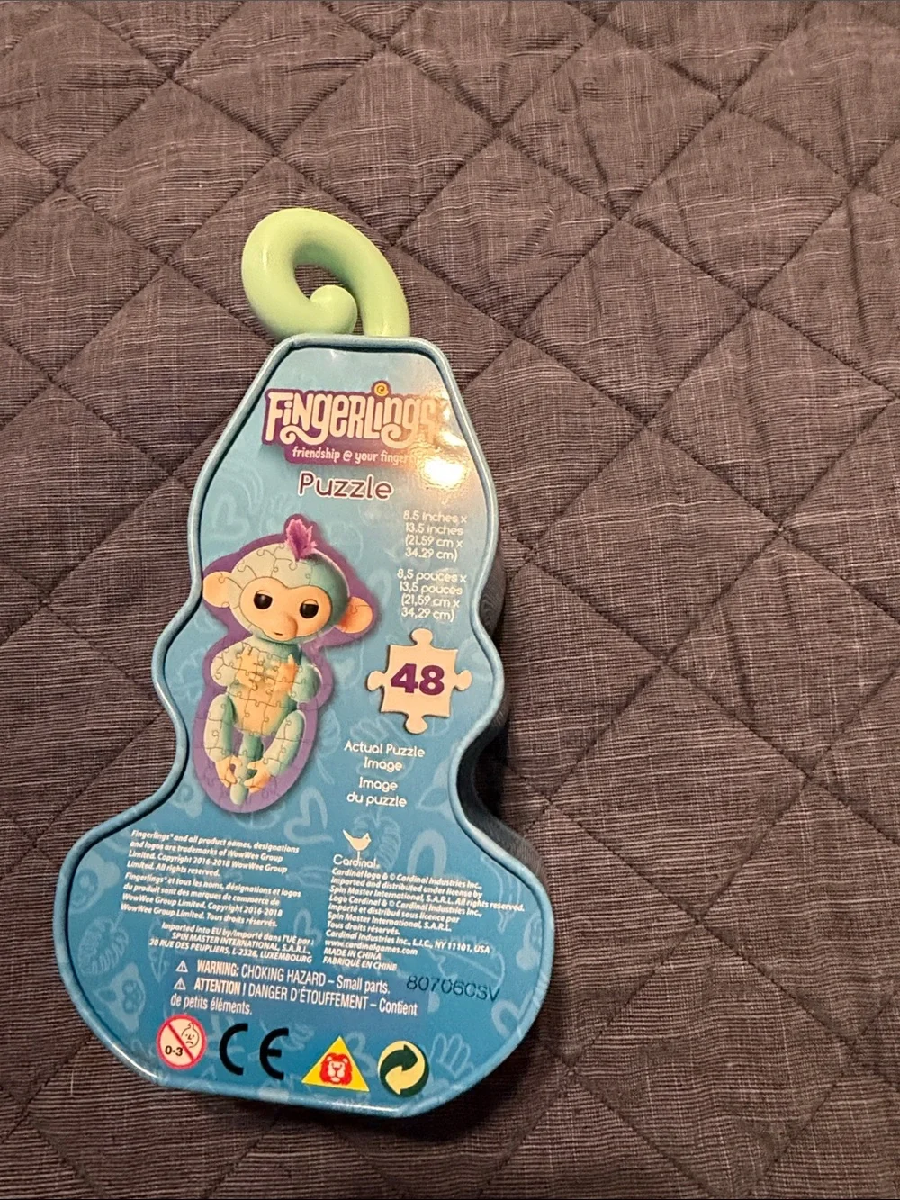 48-Piece Monkey Puzzle - Blue/Teal